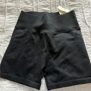 Offline by Aerie black biker shorts